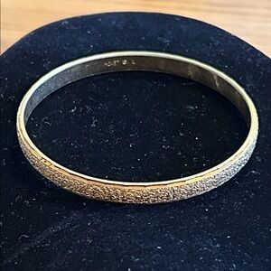 Monet Gold Textured Bracelet